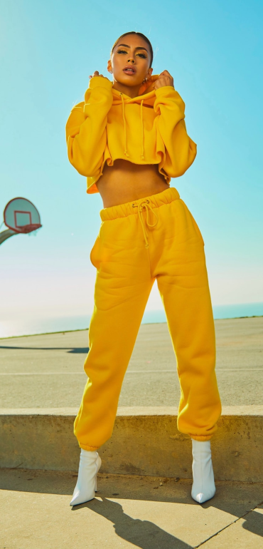 Girl in the sportswear